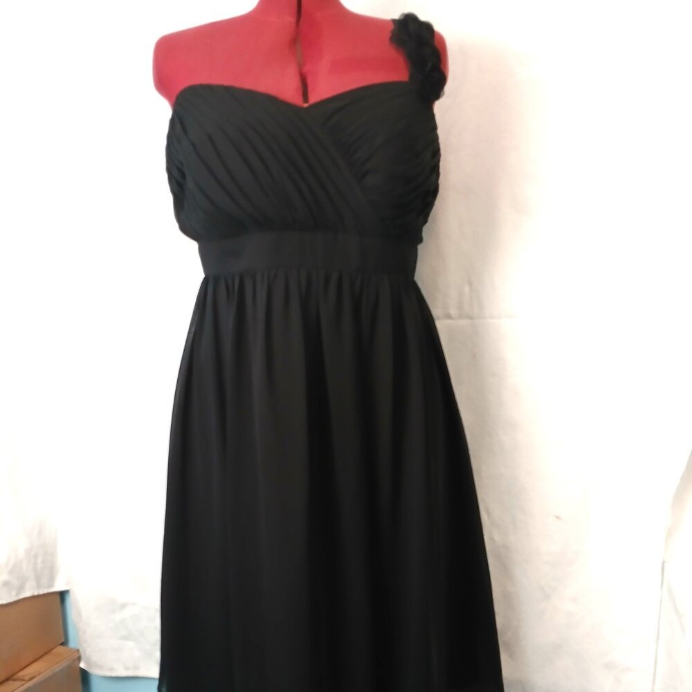 Black Short Gown w One Strap